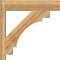 Ekena Millwork Merced Block Rough Sawn Outlooker, Western Red Cedar, 6"W x 24"D x 24"H OUT06X24X24MRC05RWR - alternate 2